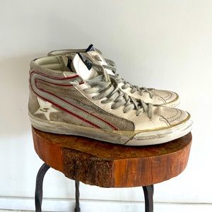 Golden Goose high top Italian skate sneakers